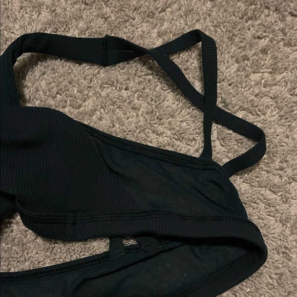 Aerie Dark Green Sports Bra - Picture 6 of 6